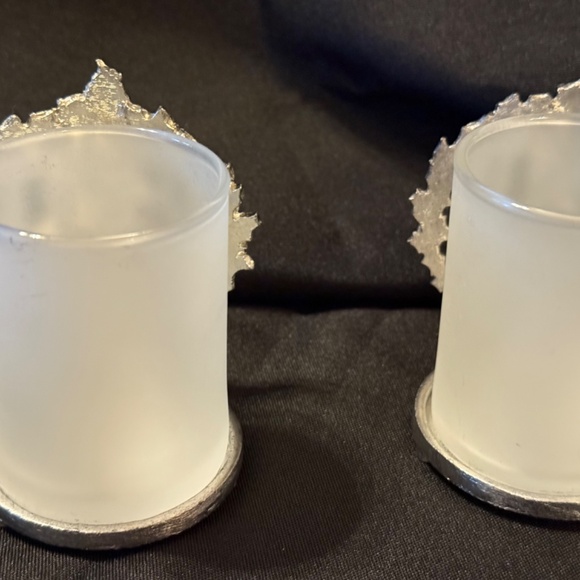 Set of 2 Pewter Votive Holders - Picture 4 of 5